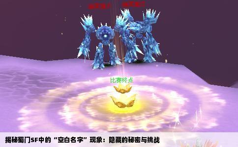 揭秘蜀门SF中的“空白名字”现象：隐藏的秘密与挑战
